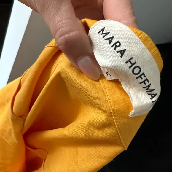 NWOT Mara Hoffman Lolita tie front dress - Picture 8 of 8